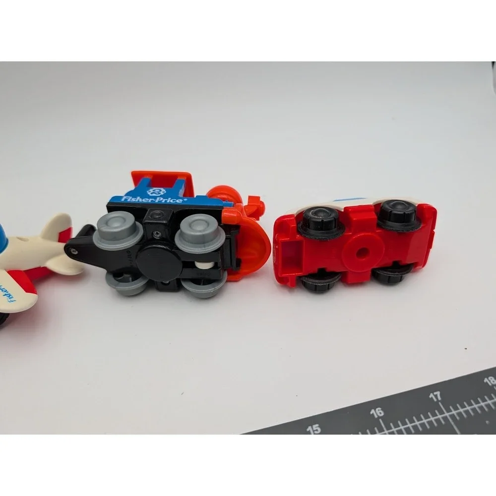 Fisher‎ Price Flip Track Train Airplane Car Vehicle Lot